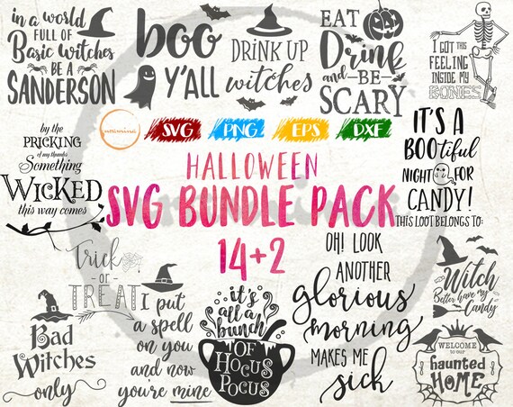 Download Halloween Svg Bundle Sale 142 Designs Fall Bundle Svg Cut Etsy PSD Mockup Templates