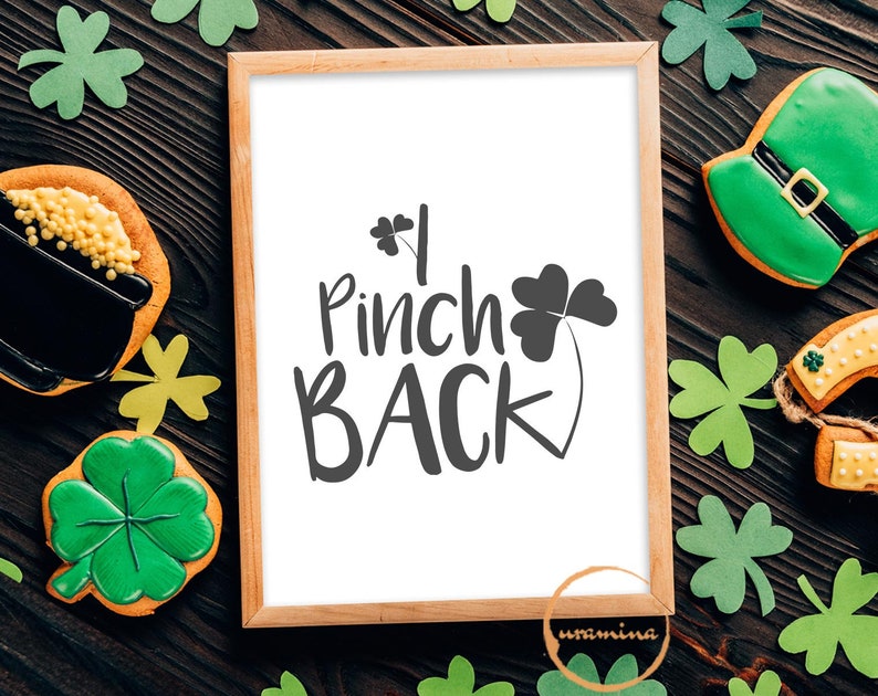 Download I Pinch Back SVG Funny Saint Patrick's Day Sign svg St. | Etsy