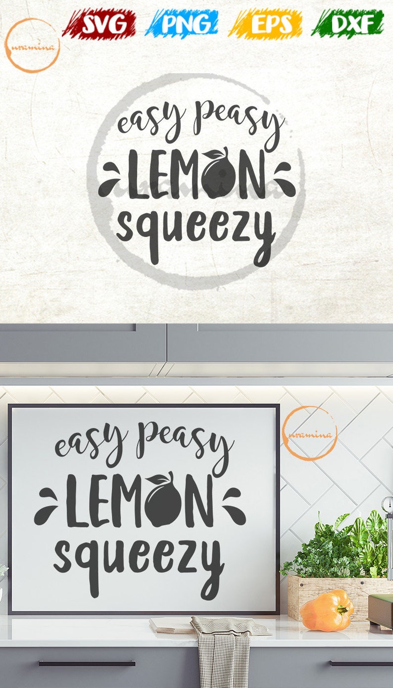 Download Easy Peasy Lemon Squeezy SVG Cut Files. Funny Summer Lemon ...