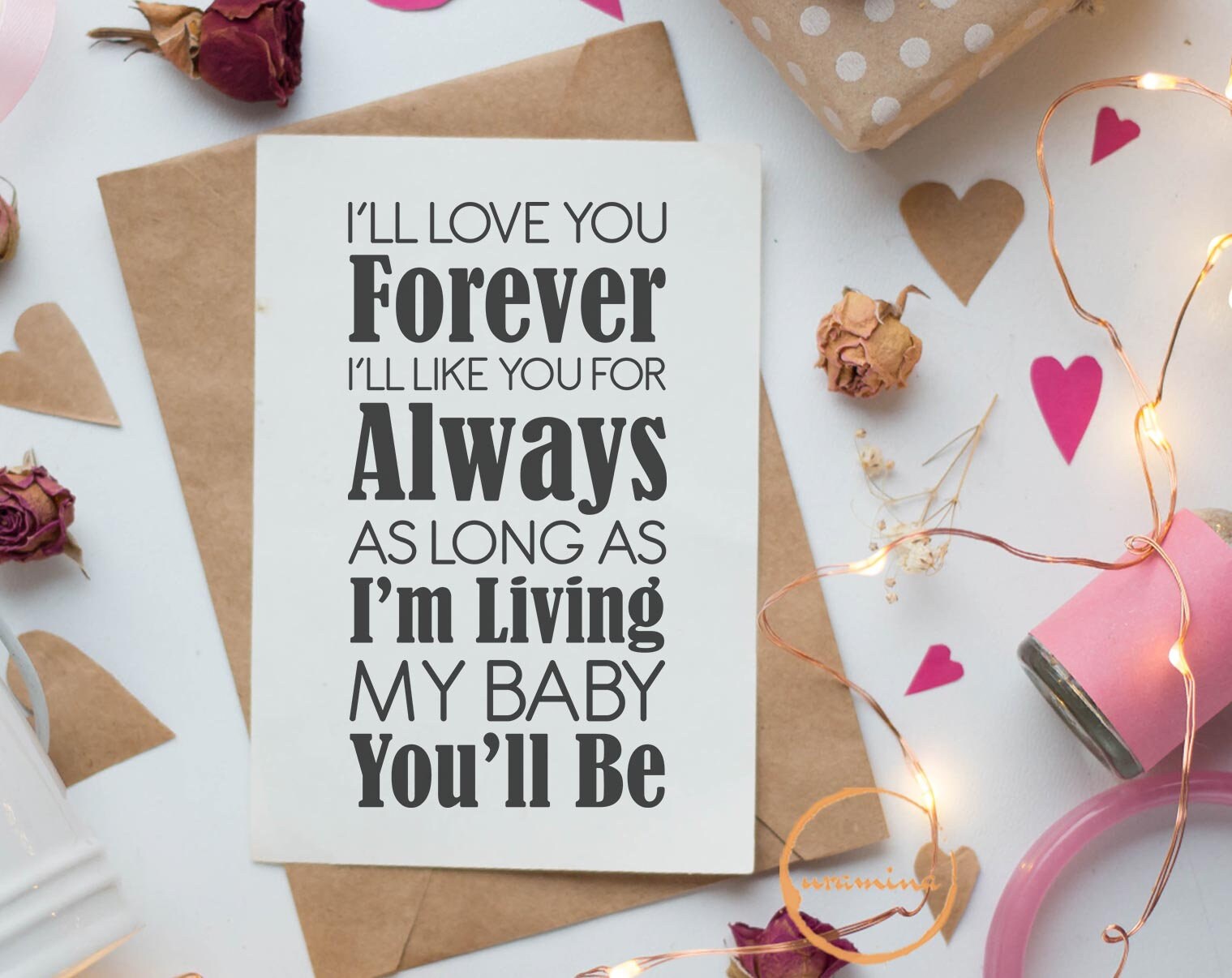 Download I'll Love You Forever SVG Cut Files Like You For Always As ...