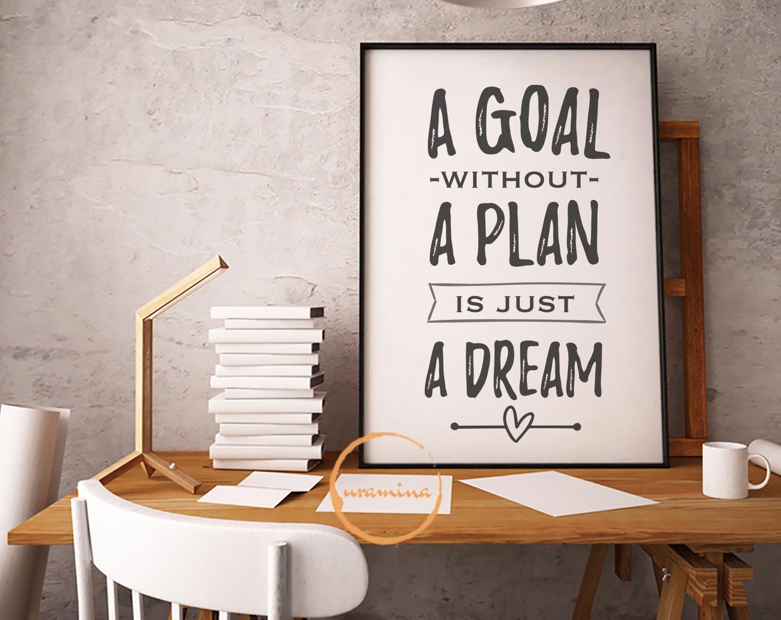 Download Motivational Quote Office Workspace Wall Decor SVG Cut Files | Etsy