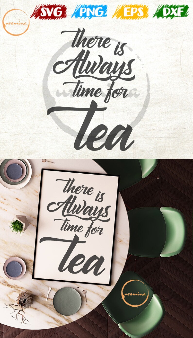 Download There Is Always Time For Tea SVG Cut Files for Cricut | Etsy