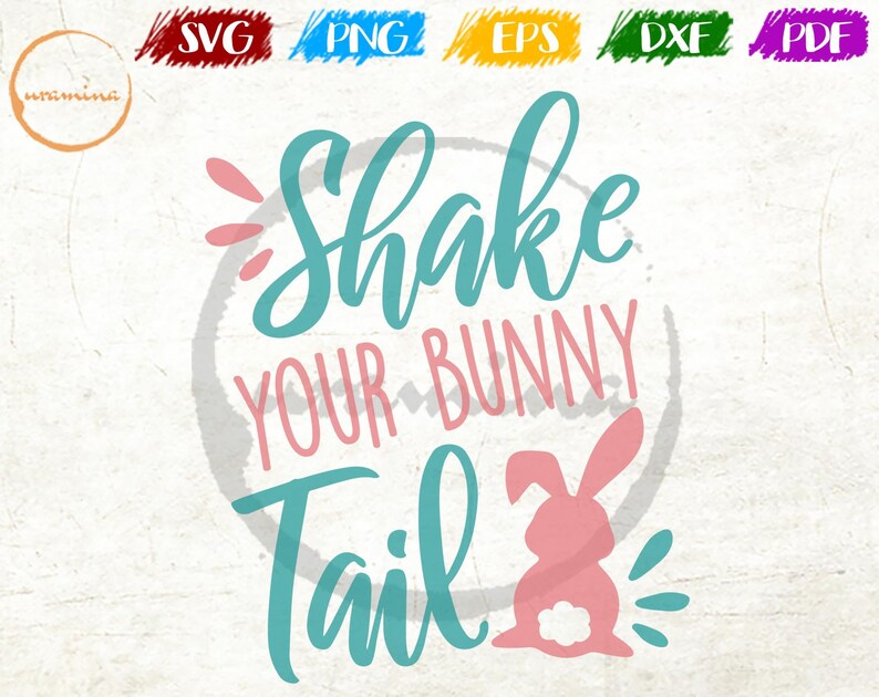 Download Shake Your Bunny Tail SVG Easter SVG Cut Files for Cricut ...