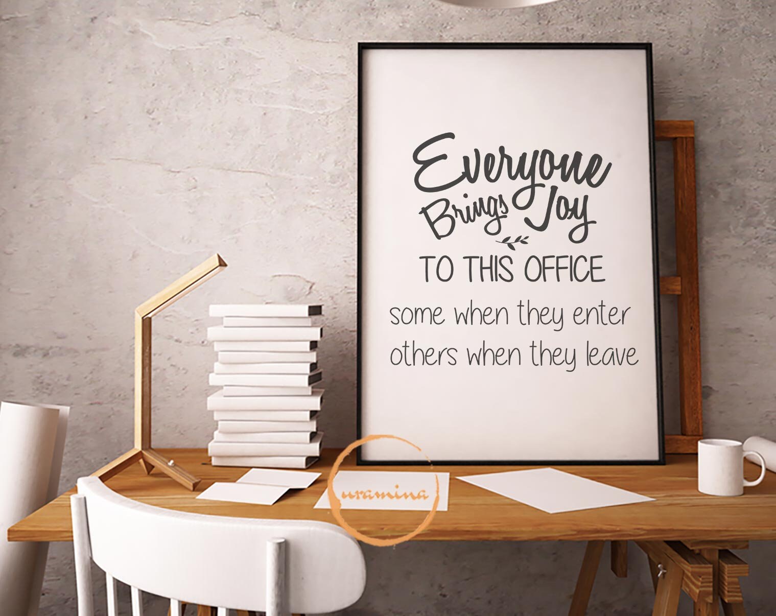 Everyone Brings Joy To The Office Workspace SVG Cut Files Etsy