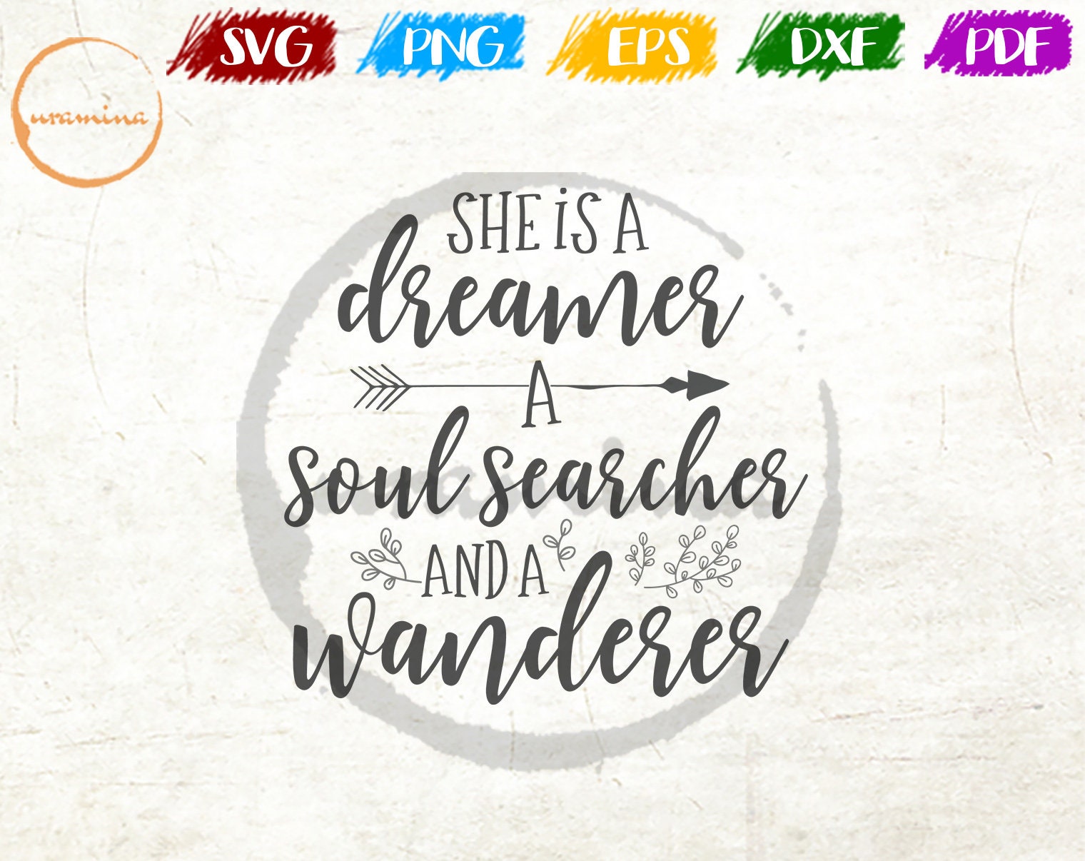 She's A Dreamer SVG Cut Files Wanderer Shirt svg Little | Etsy