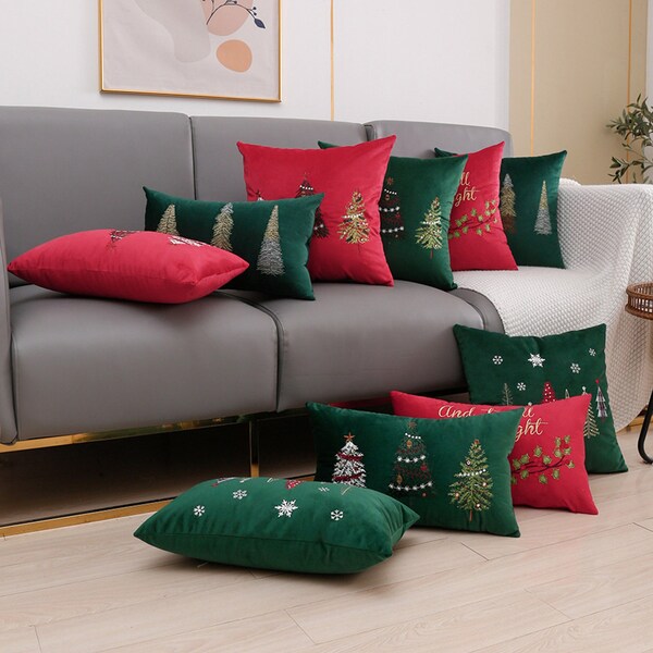 Holiday Pillow Cover Etsy