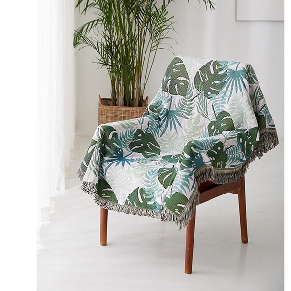 Palm Leaf Blanket Etsy