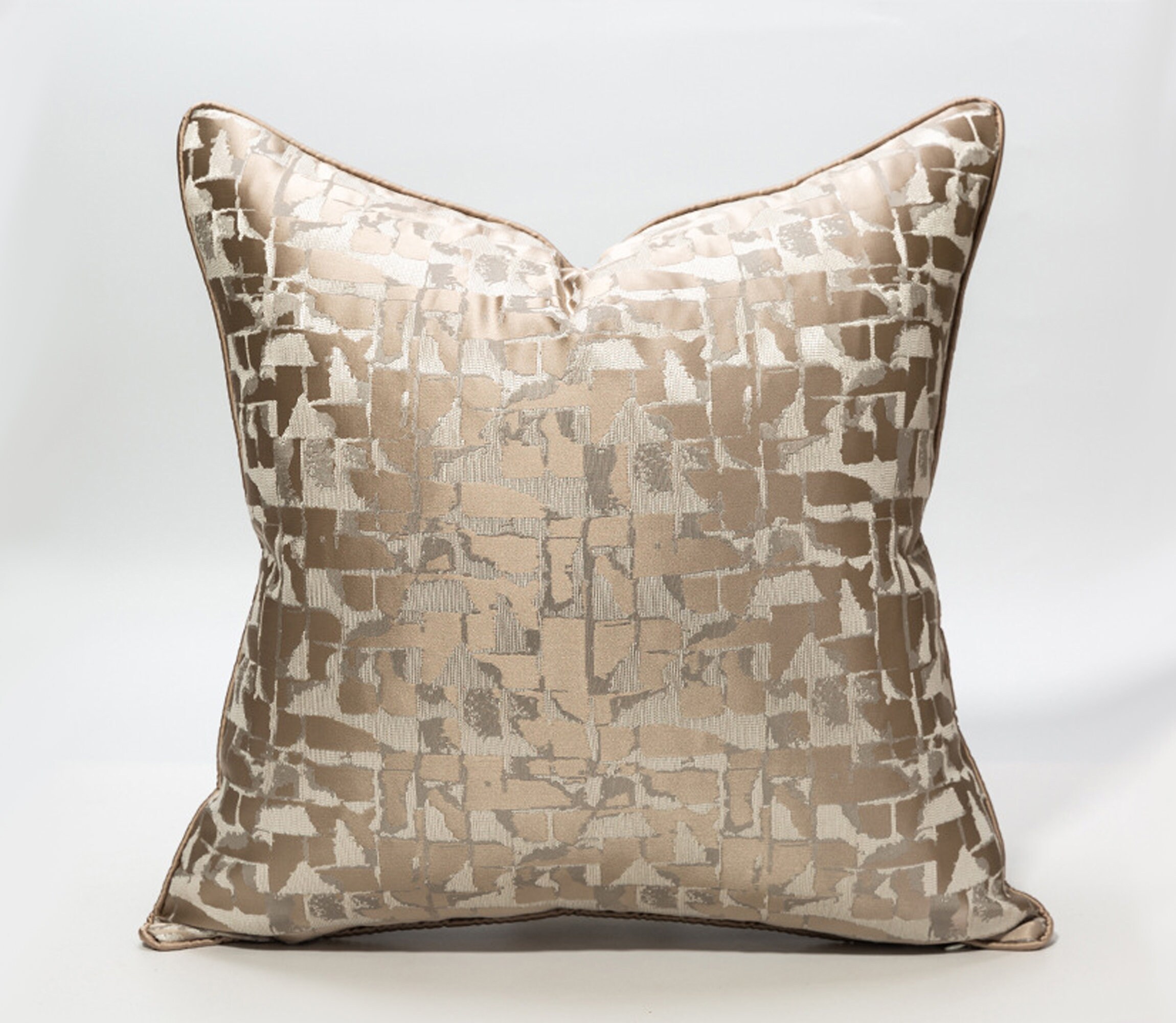 Brown Jacquard pillow cover 12 x 2018 x 1820 x 20Throw Etsy