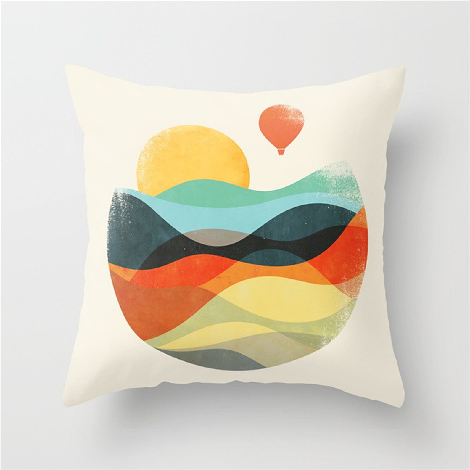 Art Sun Pillow Coverthrow Pillow Cases16 X 1618 X 1820 X Etsy