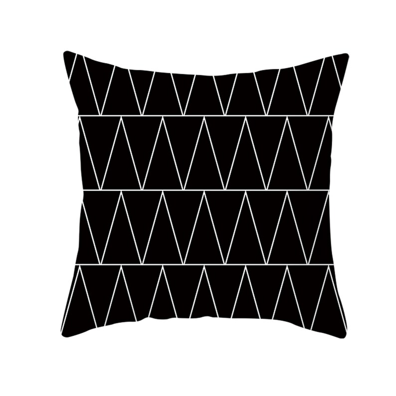 Black and White Pillow Cover 16 X 1618 X 1820 X 20throw Etsy