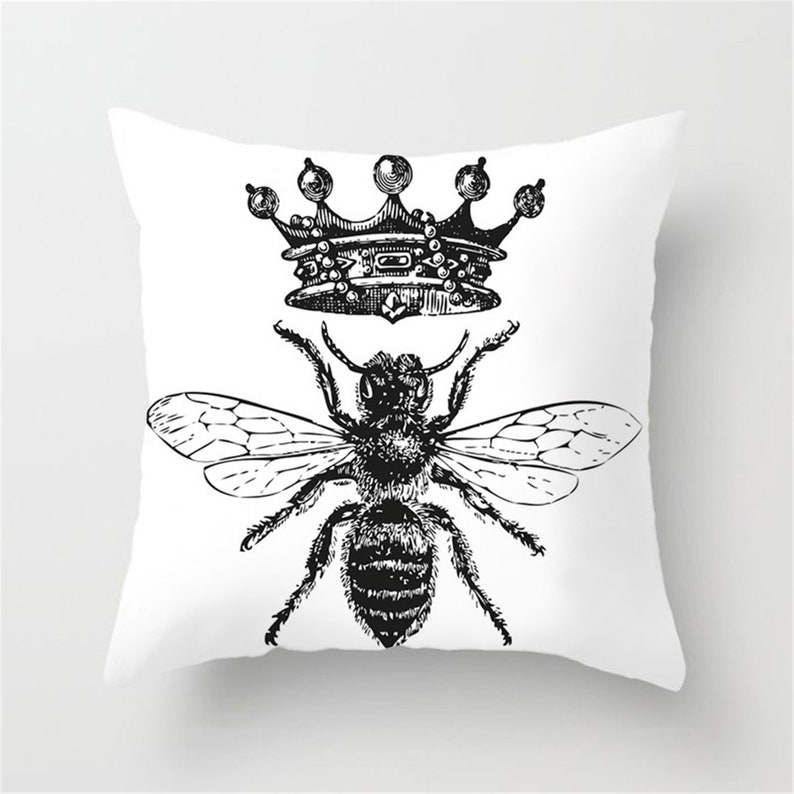 Black and White Pillow Coversthrow Pillow Caseslumbar Etsy