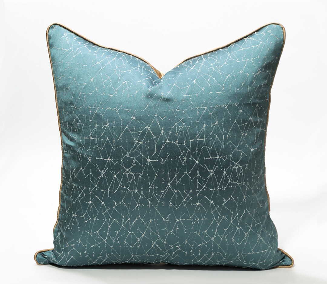 Peacock Blue Pillow Cover 12 X 2018 X 1820 X 20throw Pillow Etsy