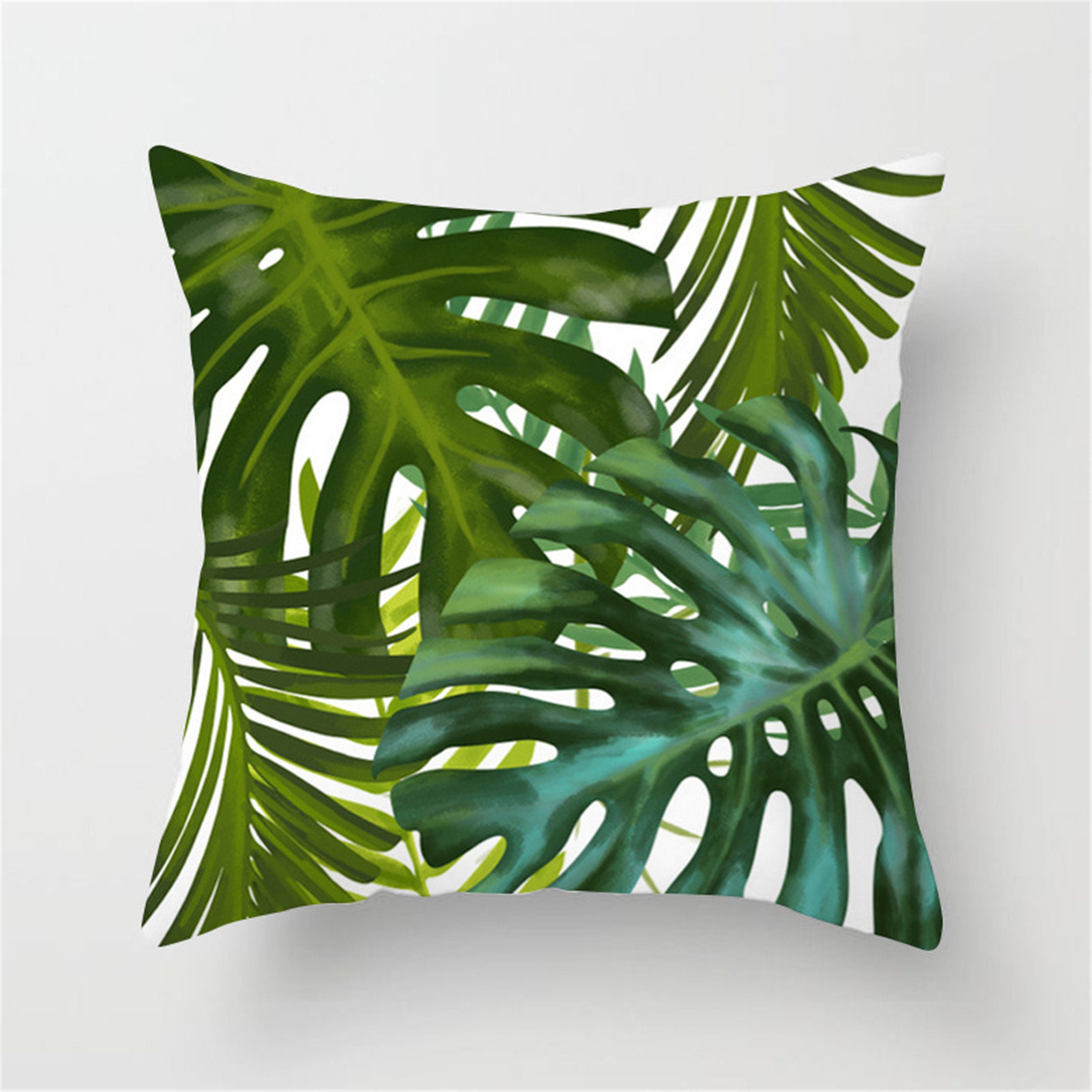 Leaf Pillow Cover 16 x 1618 x 1820 x 2024 x 24Green Throw Etsy