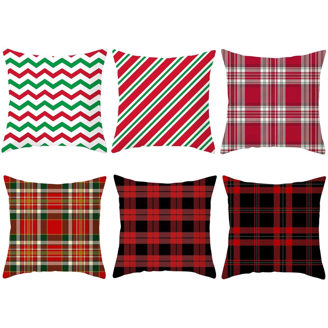 Scottish Paid Printed Pillow Case 16x16 18x18 20x20 Etsy