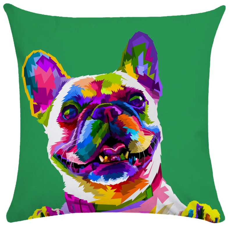 Colorful Cute Dog Pillow Cover16 X 1618 X 1820 X 2024 X | Etsy