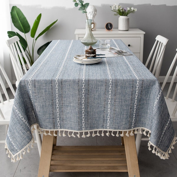 Rectangle Linen Tablecloth