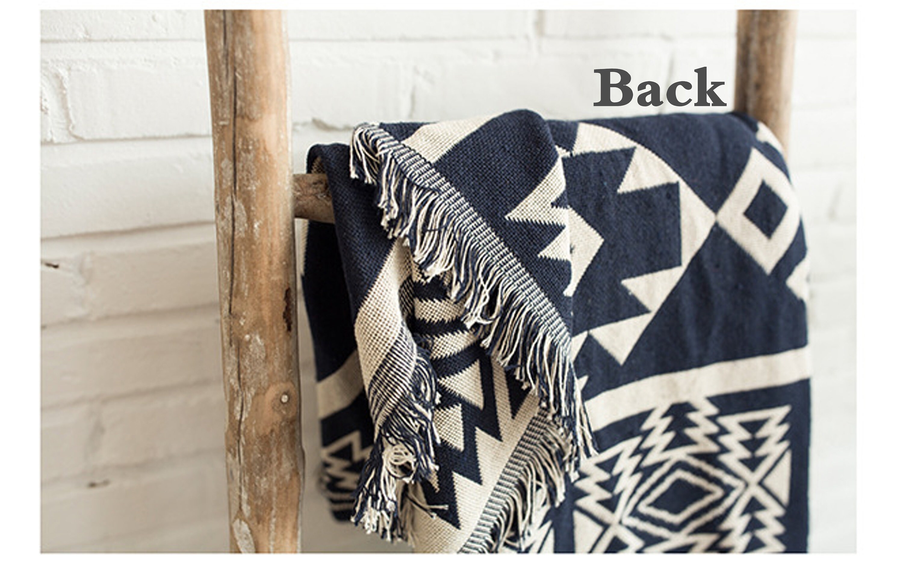 Boho jacquard Fringed Throw Blanket/Sofa Blanket/Woven Etsy