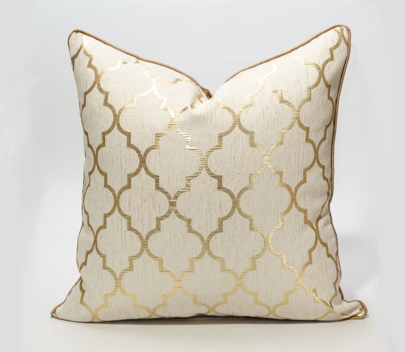 Geometry Jacquard Beige pillow cover 12 x 20,18 x 18,20 x 20,Throw Pillow Case,Minimalist Sofa Cushion Cover,Decorative cushion Home gift