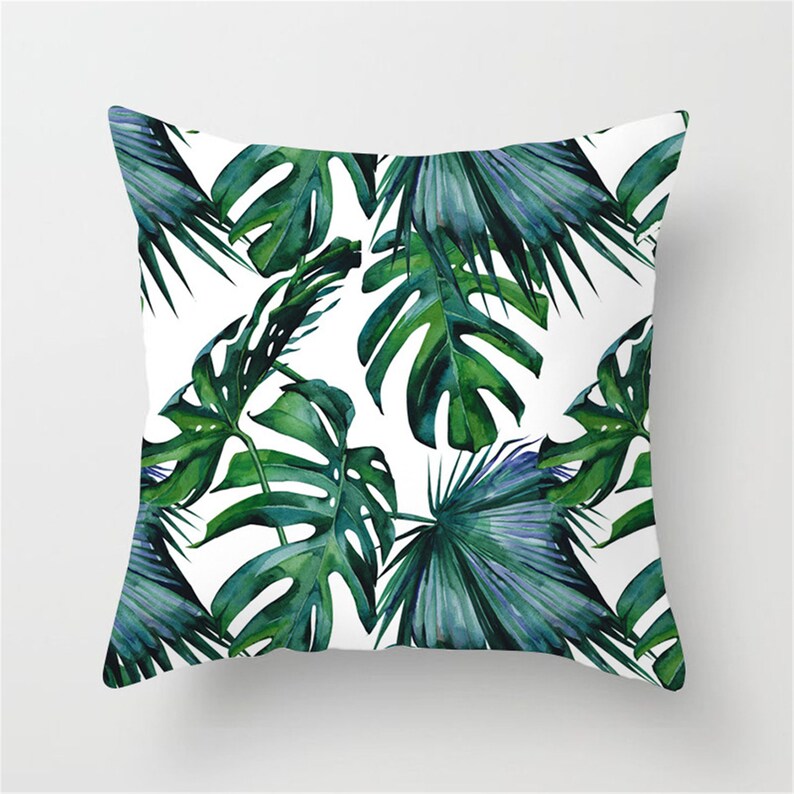 Green Pillow Coversthrow Pillow Caseslumbar Pillowcasesfor Etsy