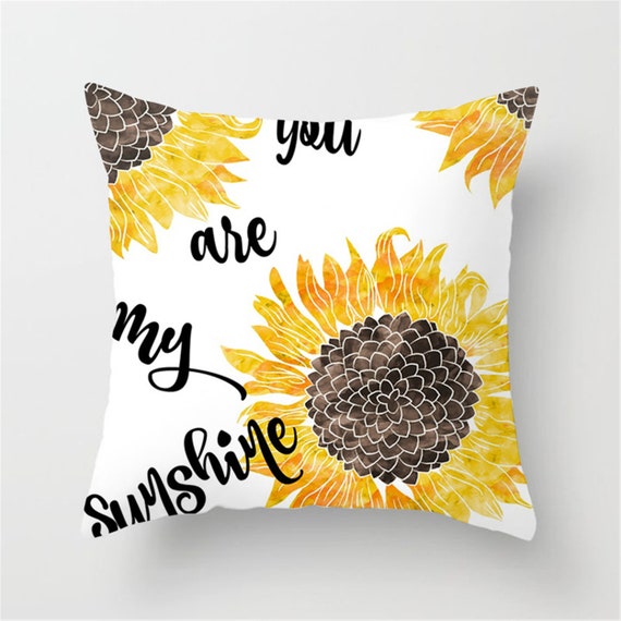 sunflower pillow cases