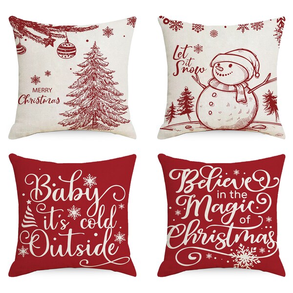 Holiday Pillow Case Etsy