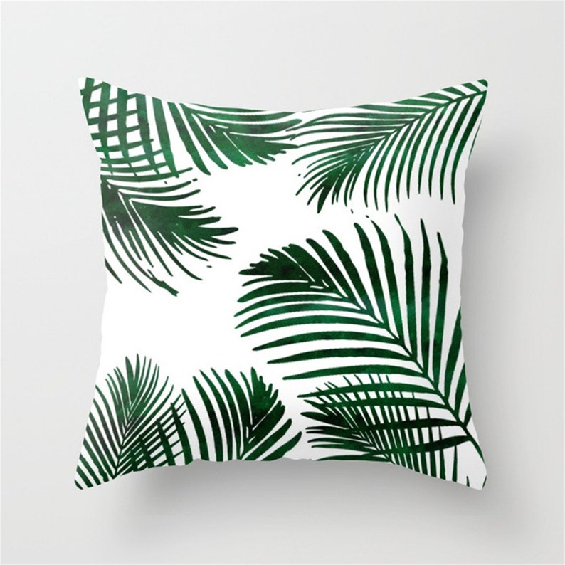 Green Pillow Coversthrow Pillow Caseslumbar Pillowcasesfor Etsy