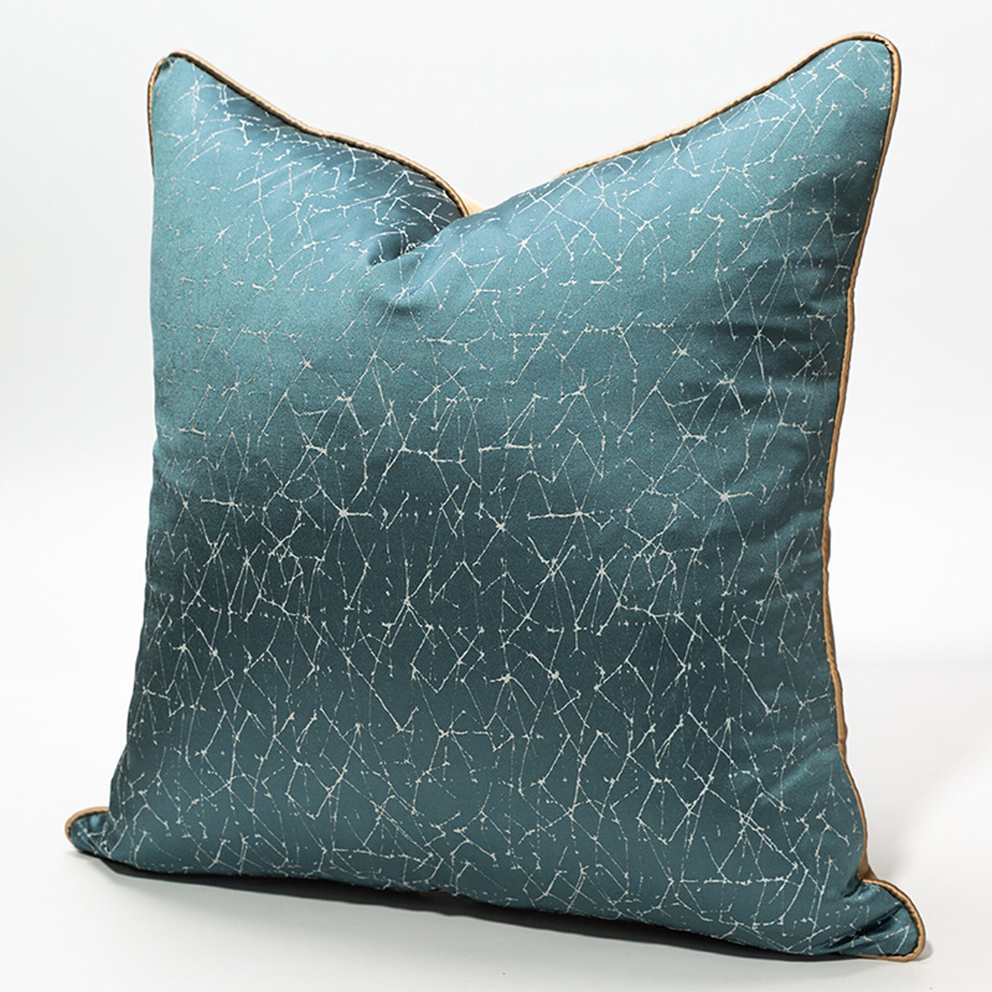 Peacock blue pillow cover 12 x 2018 x 1820 x 20Throw Pillow Etsy