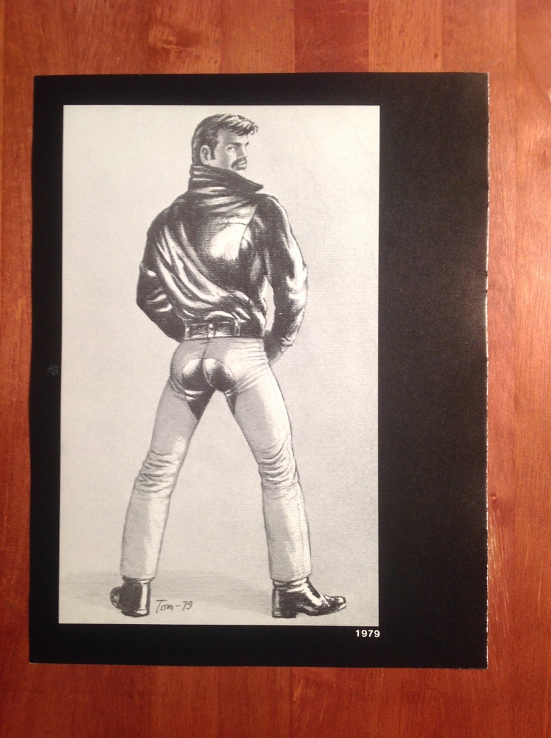 Art Page Print From Tom Of Finland Book Retrospective Etsy