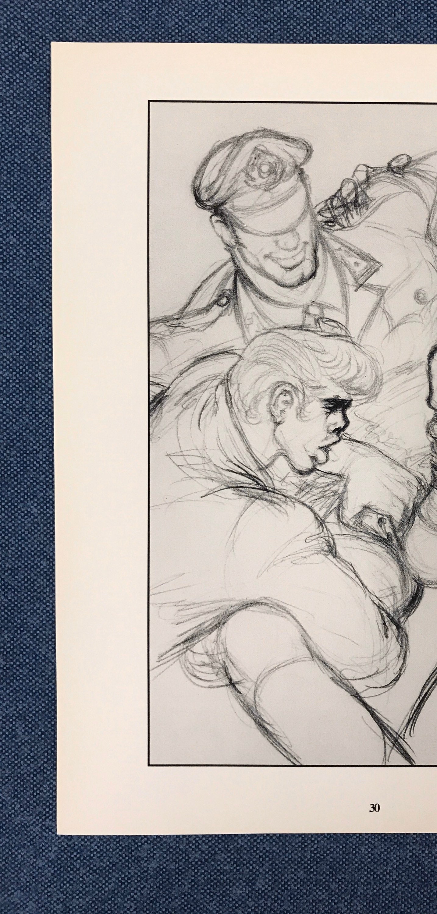 Art Page/Print 8.5 x 11 from TOM of FINLAND Art Book | Etsy