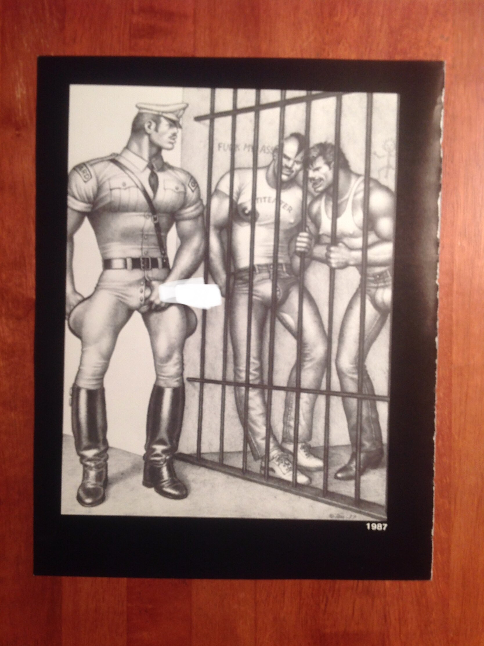 Art Page/Print 8.5 x 11 from TOM of FINLAND Art Book Etsy