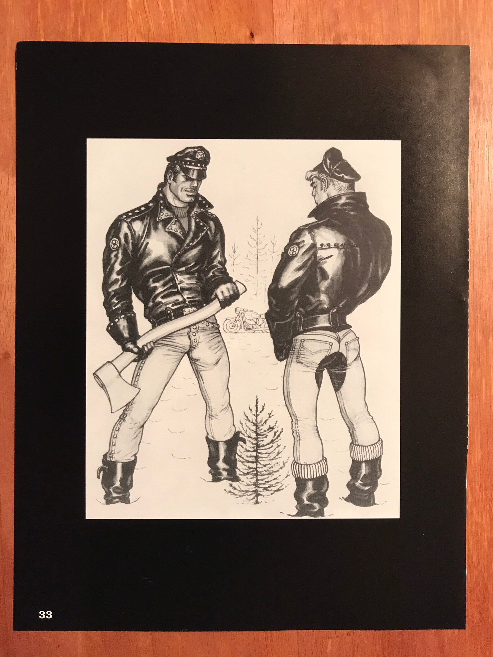 Art Page/Print TOM of FINLAND Book Retrospective 3 1st ed. | Etsy