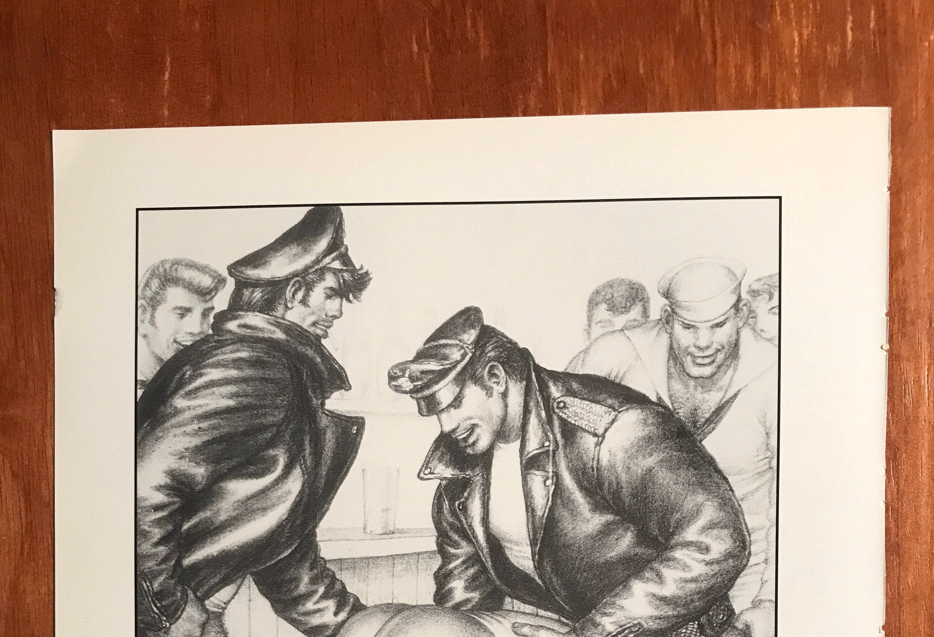 Art Page Print X From Tom Of Finland Art Book Etsy