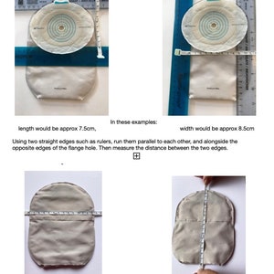 Funda para bolsa Denim Stoma. Funda para bolsa de ostomía. Funda para bolsa de ileostomía. Funda para bolsa de colostomía. 100% Algodón para máxima comodidad. imagen 4