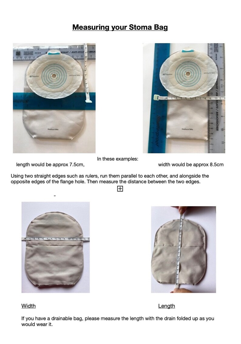 Funda para bolsa Denim Stoma. Funda para bolsa de ostomía. Funda para bolsa de ileostomía. Funda para bolsa de colostomía. 100% Algodón para máxima comodidad. imagen 4