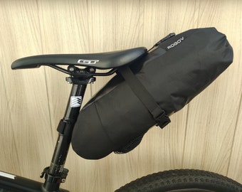 Borsa da sella per bici impermeabile 6L / Borsa da sella per bici / Accessori da viaggio per bicicletta / Bikepacking / Attrezzatura per bici / Regalo per il ciclismo