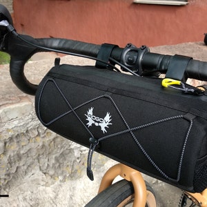 Bike handlebar bag 2-8L | Bike barrel bag | Bikepacking | Tool bag | Cycling gift