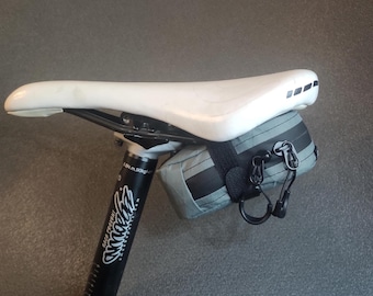 Water-Resistant Bicycle Saddle Bag: Bikepacking Gear, 0.5L Capacity