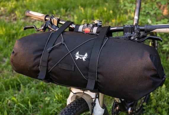 Waterproof Bicycle Handlebar Bag 17L Bike Bar Bag Bicycle Travel Accessories Bikepacking Bike Gear Bag Cycling Gift Rogovbags Etsy UK