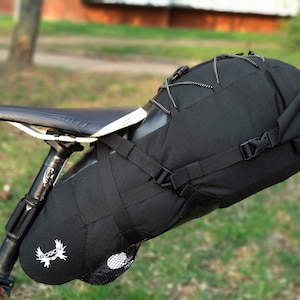 防水自転車サドルバッグ 13L | 自転車シートバッグ | 自転車旅行アクセサリー | バイクパッキング | 自転車ギアバッグ | サイクリングギフト