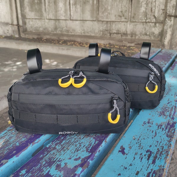 Hip bag 2L, waist bag, handlebar bag, bicycle accessory, snack bag, bikepacking, travel bag, cycling gift, ROGOVbags