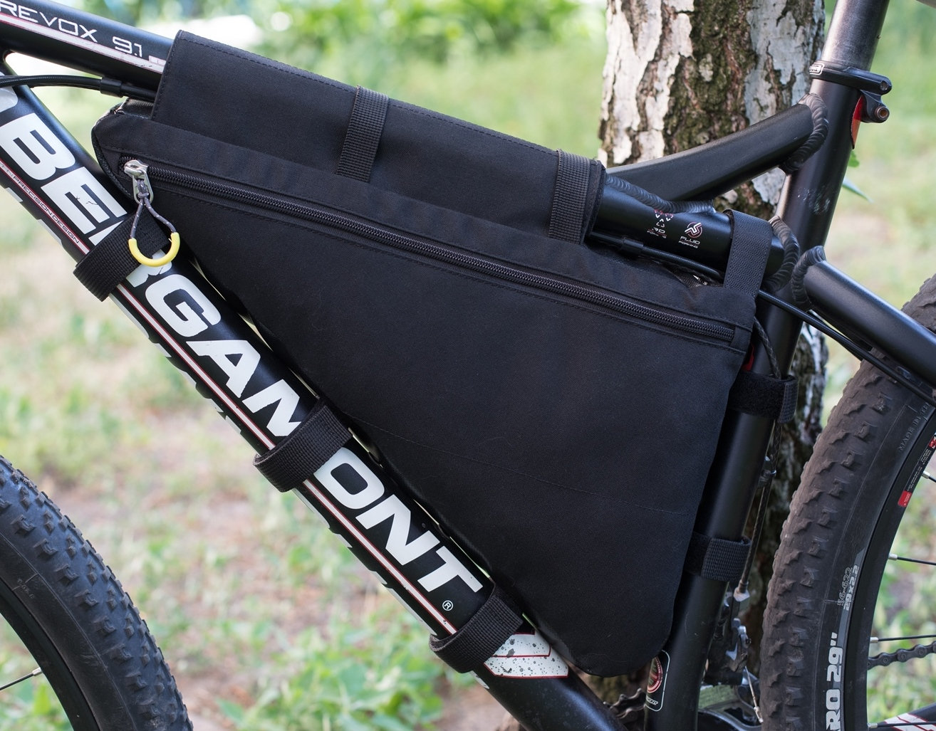 Custom full frame bag with roll in custom frame bag bike Etsy