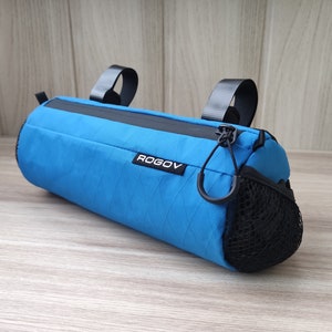 Bike handlebar bag 2L | Bike barrel bag | Bikepacking | Tool bag | Cycling gift | Christmas gift | ROGOVbags
