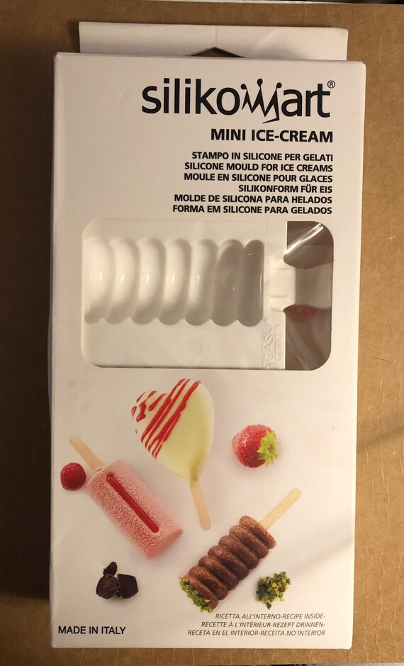 Silikomart Mini Ice cream Silicone Bar Mould Set Tango White Etsy