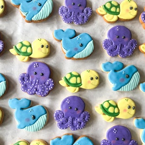 Under the sea themed cookies