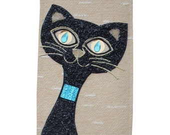 Buy Atomic Kitty Kitchen Towel Set / Mid Century Modern Kitchen