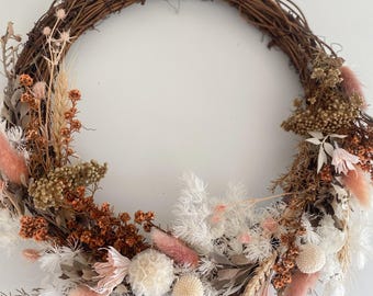 Native Dried Flower Wreath/Hoop.