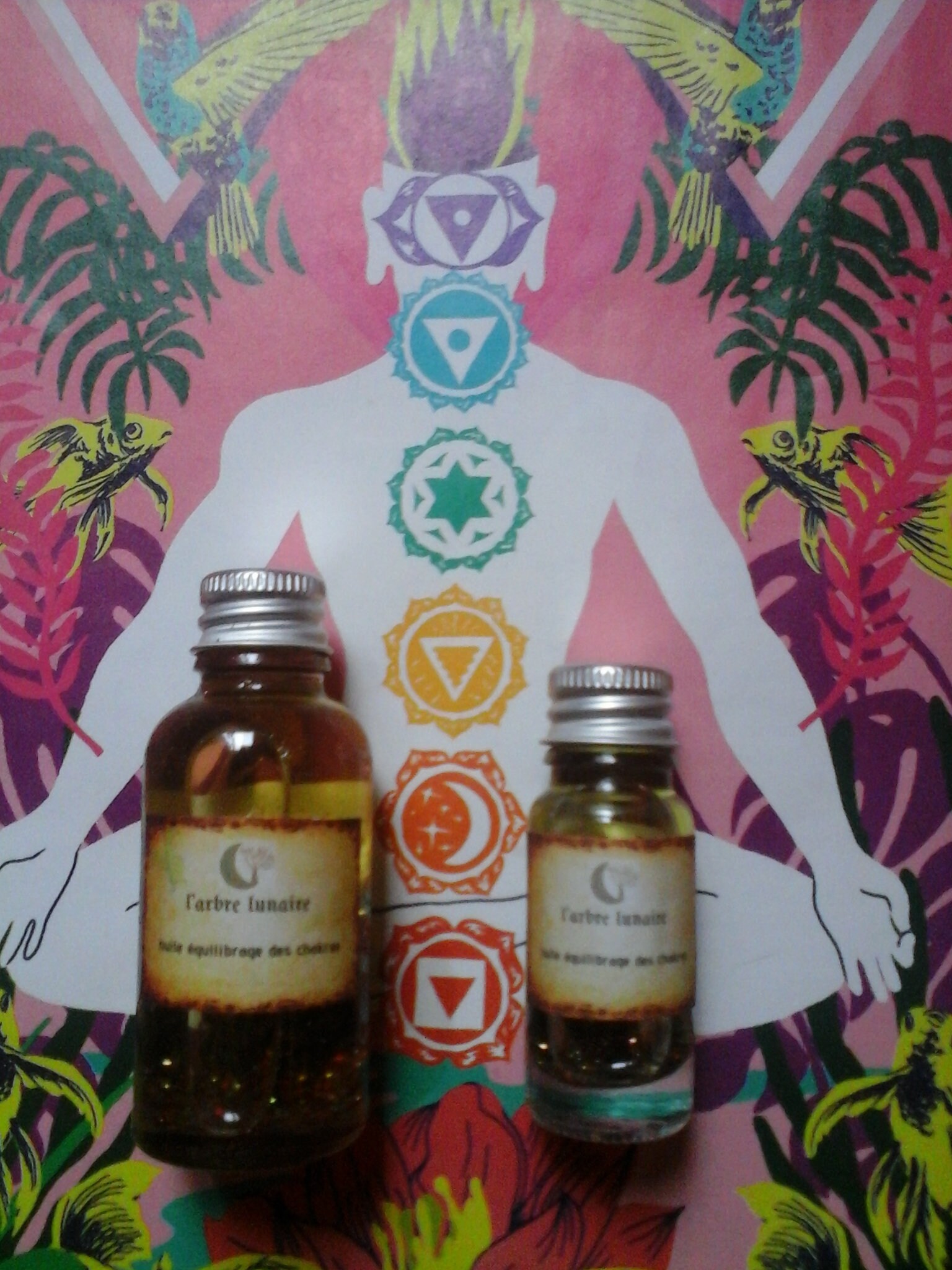 Huile Rituelle Équilibrage Des Chakras - Bien Être - Relaxation - Méditation - Énergies - Yoga - Aur