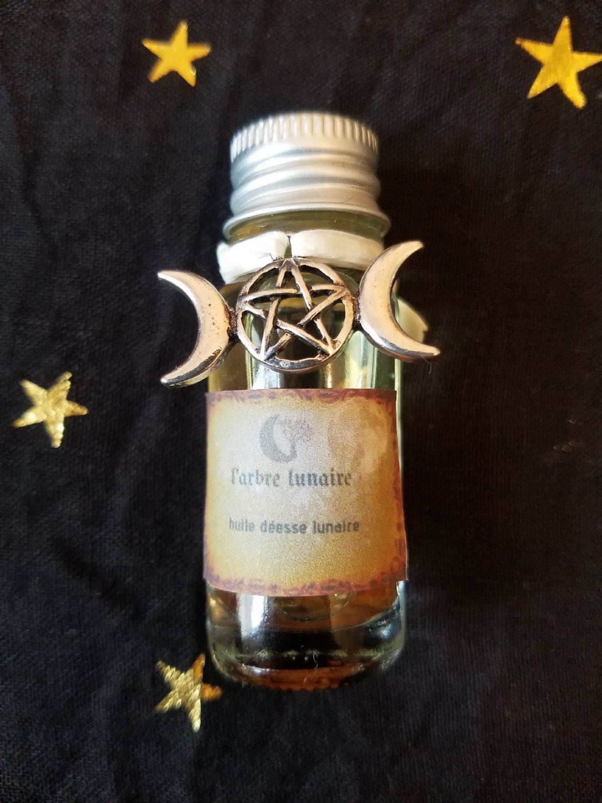 Huile Rituelle Déesse Lunaire - Moon Goddess-Rituel Pleine Lune - Esbat-Moon Magick - Wicca - Magie-