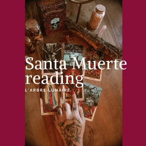 Tirage Santa Muerte- sainte mexicaine- jour des morts- halloween- voyance- divination--Hoodoo- tarot