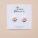 Tiny Dainty Daisy Studs • ALL NEW COLOURS • Handmade Polymer Clay Jewellery • Minimalist Flower Earrings • Gift for her • Feminine Style 